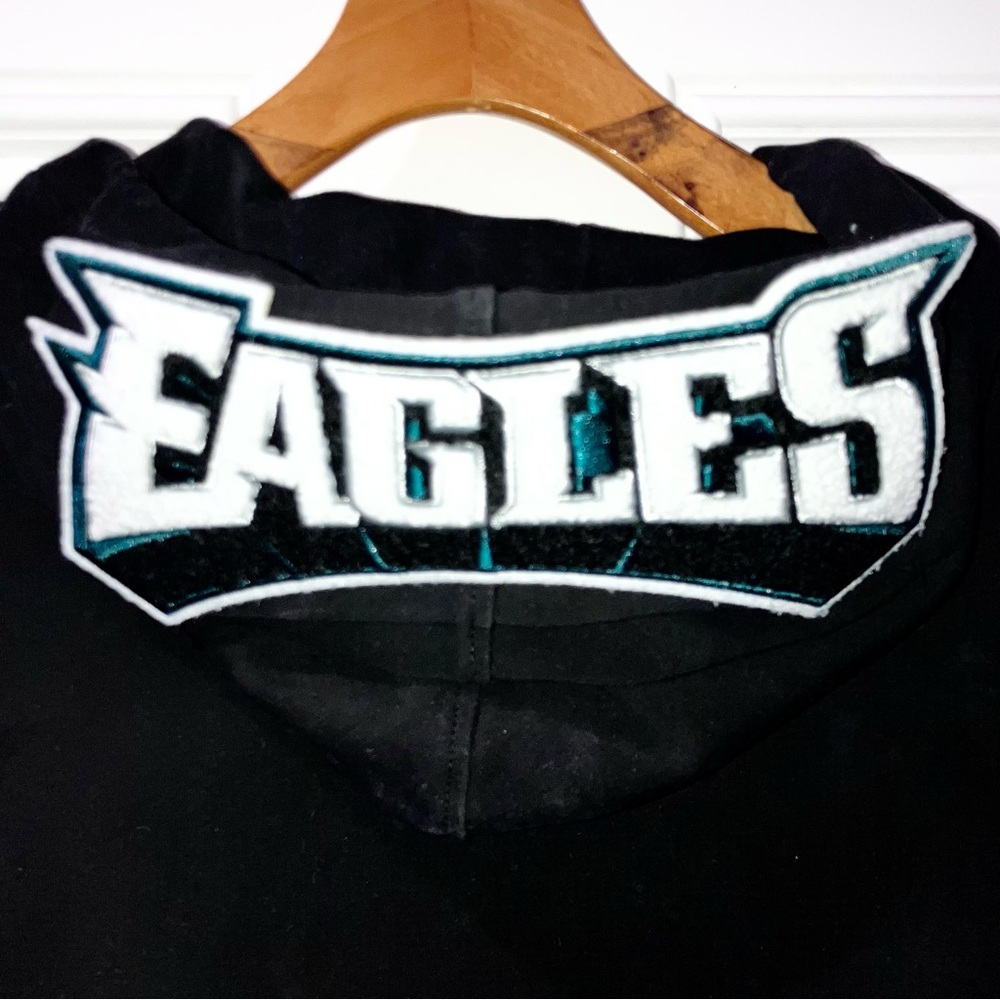 Pro Standard Philadelphia Eagles Short Sleeve Hoodie Jalen Hurts Men's Size L - Picture 7 of 8